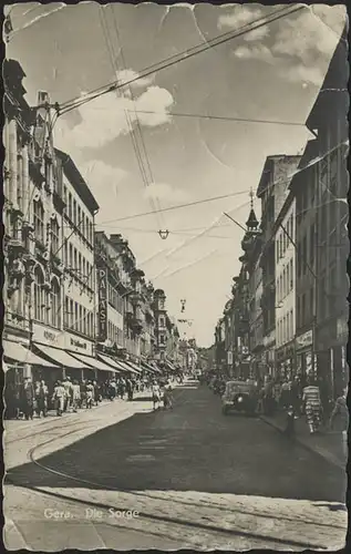 Carte de vue Gera: Le souci, cachet du bureau de poste Gerah WaldHôpital 31.1.61