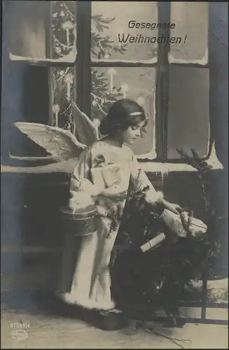 Carte de présentation Salutations de Noël, Basses-Kreis Erkelenz 22.12.1917