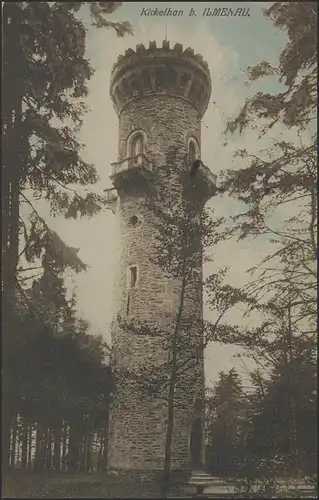 Ansichtskarte Kickelhan bei Ilmenau, Ilmenau 3.7.1913