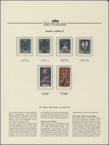 Vaisselle: bouteilles et verres et vases, 4 marques Berlin & 2 marques RDA **