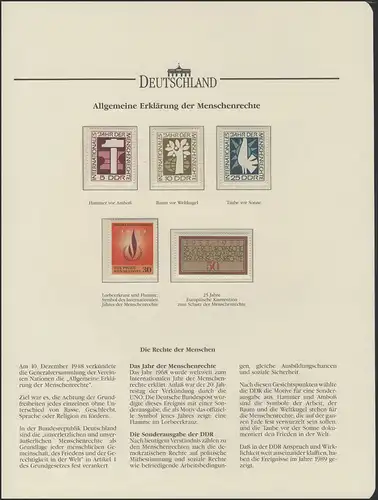 Déclaration des droits de l'homme et Convention européenne, 5 marques RDA/Alliance **