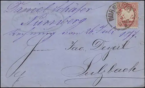 Bayern Klee-feld-Gras-Werfung NÜRNBERG 26.7.77 n. SULZBACH graines de betteraves à sucre