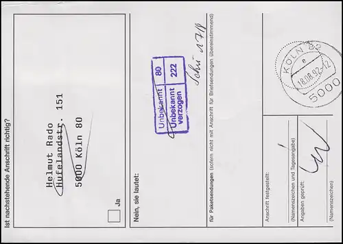 1624 Egid Quirin Asam Baumeister MeF Examen d'adresse FDC ESSt Bonn 13.10.92