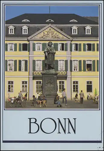 1583y Koblence, carte de vue EF FDC Bonn Beethoven ESSt Berlin Coblenz 9.1.92