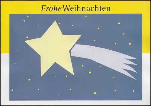 Generaldirektion: Klappkarte Frohe Weihnachten & Merry Christmas 1995, ESSt Bonn