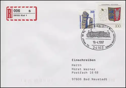 1715 Schleswig-Holstein, MiF R-Bf SSt Kiel Tag der offenen Tür & Landtag 19.4.97