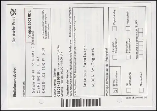 2049 Conseil de l'Europe, MiF R-FDC ESSst Bonn 50 ans Conseil & étoiles 4.5.1999