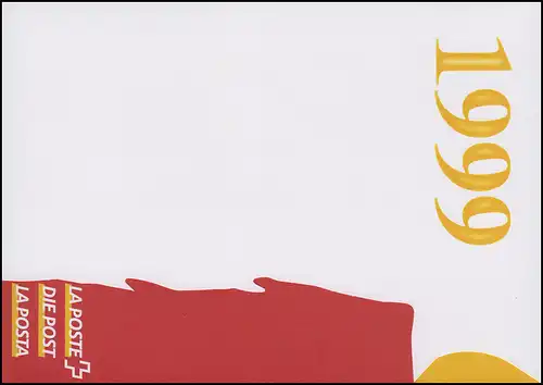 Schweiz: Jahresgabe der Wertzeichnverkaufsstelle PTT Weihnachten 1999 & Festtage