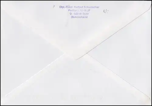 1791 EUROPE - Frontière européenne, EF FDC SSt Sarrebruck Journée européenne 5.5.1995 aux États-Unis