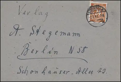 925 Conseil de contrôle paragraphe 24 PEF en face de la lettre SÜCHTEN 7.7.47 après Berlin