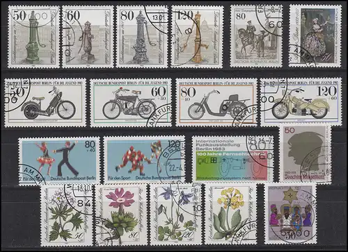 689-707 Berlin-Ange 1983, complètement gradué selon la figure