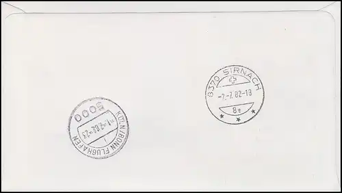 1.1. hu ATM Suppléments 20 / 110 / 300 Pf PF sur le FDC de bijoux-Eil BONN 1.7.82