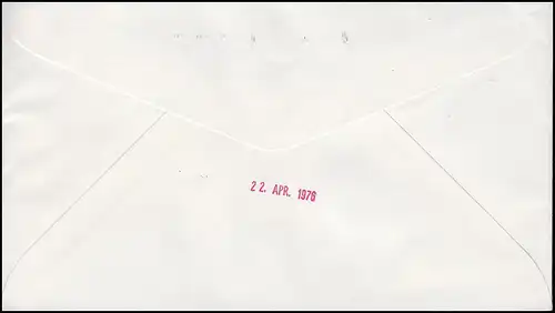1. Vol Lindbergh 1926, lettre de bijoux des États-Unis Roberton Aircraft LINDBERGH 15.4.1976