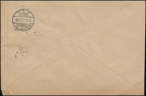 Germania 4x 5 Pf MeF NN-Bf. Conseiller judiciaire Offergelt BONN 29.11.12 après Münsterifell