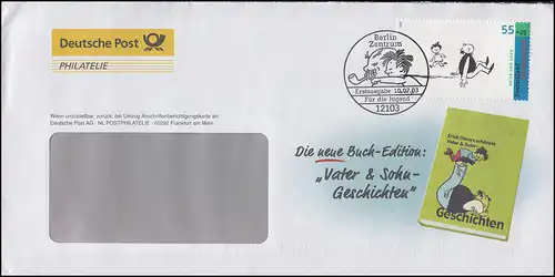 Lettres de la nouvelle édition du livre Père & Fils-Histoires 2351 FDC ESSt Berlin