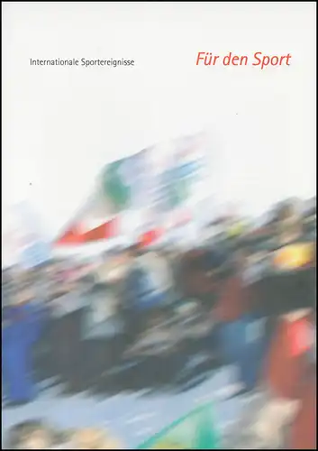 MinKa Für den Sport 2005 mit 2439-2443 ESSt BERLIN 12.2.05 Finanzminister Eichel