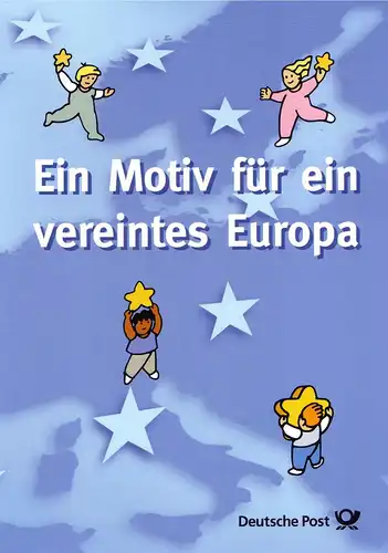 Gedenkkarte: Ein Motiv für ein vereintes Europa mit Bund 2114, ESSt Bonn 