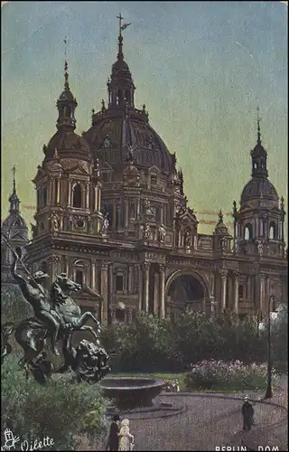 Ansichtskarte TUCK'S POSTKARTE Berlin Der Dom, OLDENBURG 29.9.1907