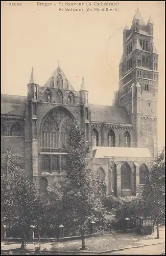 Poste de champ de la marine BS Kaiserl. Marine ... Torpille légère 10.6.1916, AK Bruges