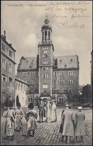 Carte de la ville Darm Glockenspiel, 2.12.1912