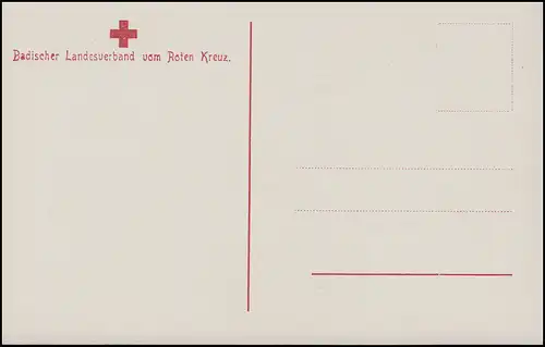 AK Königliche Familie 1915, Badischer Landesverband vom Roten Kreuz ungebraucht