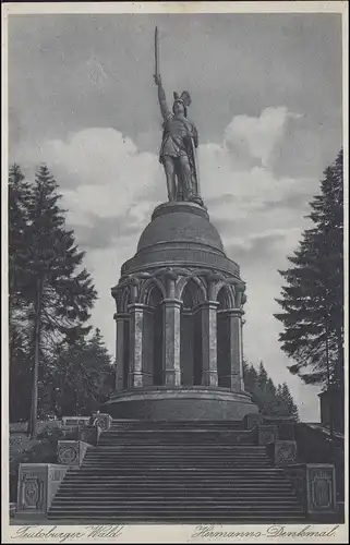 AK Teutoburger Wald Hermanns-Denkmal, Grotenburg Detmold 18.7.31