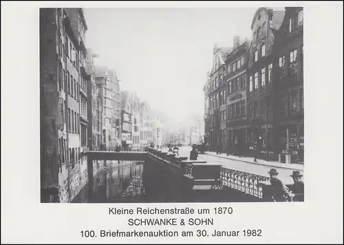 Carte postale privée PP 104 Schwanke & Fils 1982: Petite Richenstrasse, inutilisé