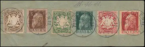 Zum 11.11.11. Briefstück mit Marken zentrisch MÜNCHEN 11 am 11.11.11. - 11 Uhr
