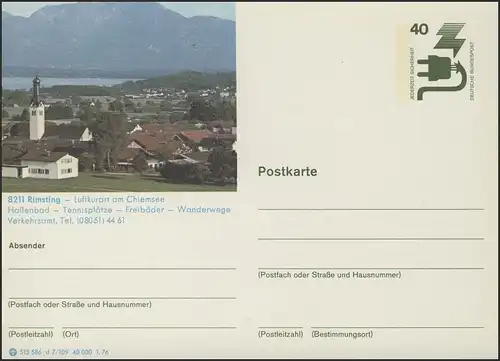 P120-d7/109 - 8211 Rimsting am Chiemsee, **