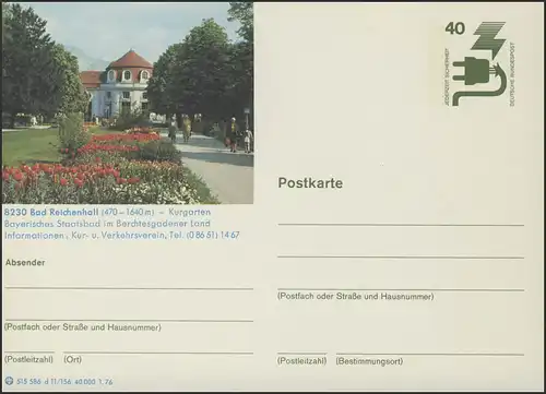 P120-d11/156 8230 Bad Reichenhall, Kurgarten **