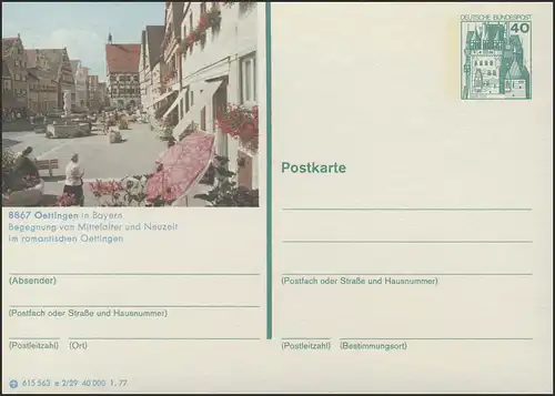 P124-e2/029 8867 Orttingen, Teilansicht **