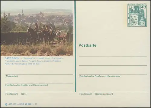 P124-e3/033 6407 Schlitz, Reitergruppe **