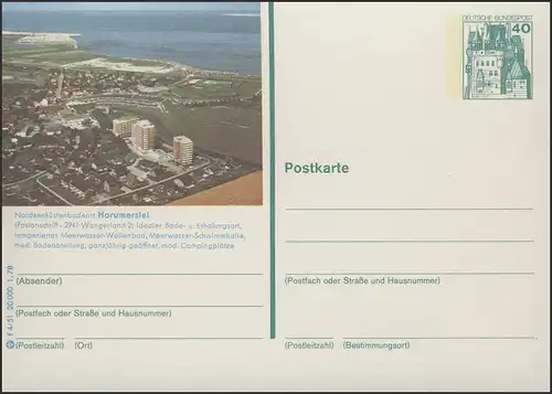 P125-f4/051 2941 Wangerland 2, Horumersiel Luftbild **