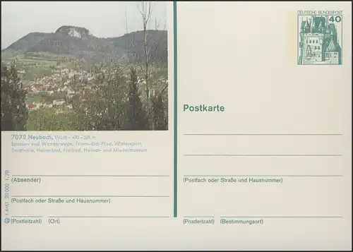 P125-f4/061 7072 Heubach, Panorama **