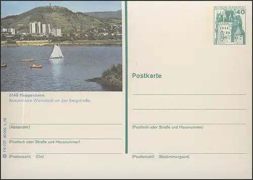 P125-f8/127 6148 Heppenheim, Bruchsee **