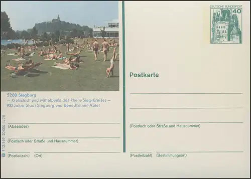 P125-f12/169 5200 Siegburg, Freibad **