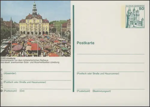 P129-g2/022 - 2120 Lüneburg, Wochenmarkt **