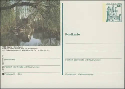 P129-g3/048 4130 Moers, Schloßpark **