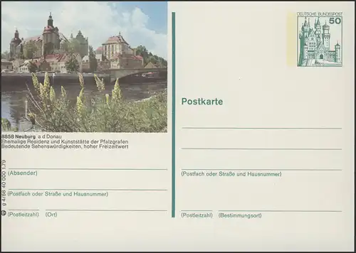 P129-g4/058 - 8858 Neuburg/Doanau, Schloß Neuburg **