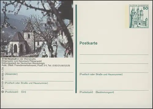 P129-g7/101 6730 Neustadt, Ortsansicht **