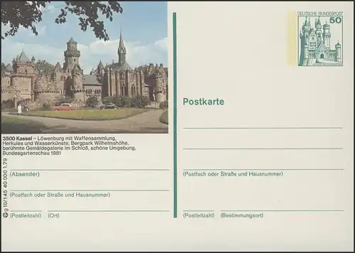 P129-g10/145 3500 Kassel, Löwenburg **