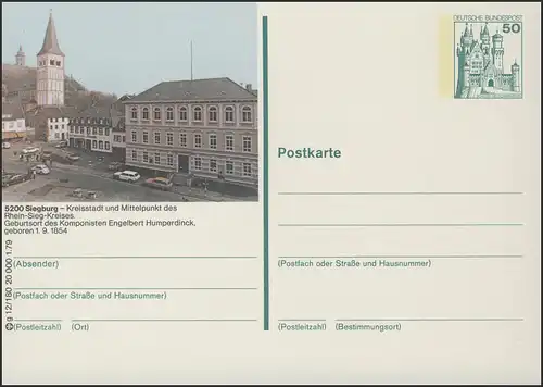 P129-g12/180 5200 Siegburg, Geburtshaus Humperdinck **