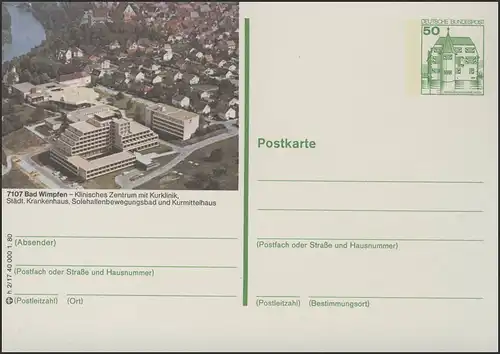 P130-h2/017 - 7107 Bad Wimpfen, Kurmittelhaus **