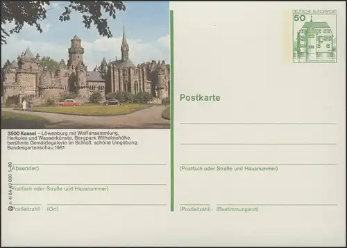 P130-h4/064 3500 Kassel, Löwenburg **