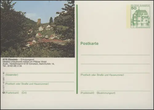 P130-h5/071 6731 Elmstein, Ortsansicht, postfrisch **