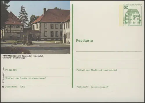 P130-h5/075 3413 Moringen, Markt, postfrisch **