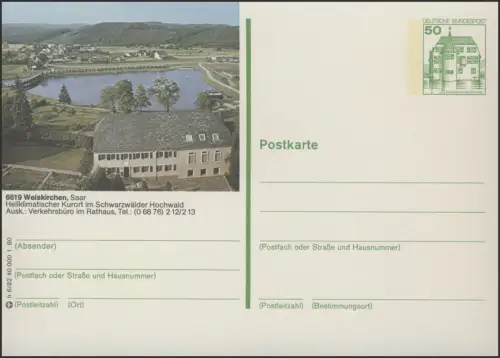 P130-h6/082 6619 Weiskirchen, Kurpark **