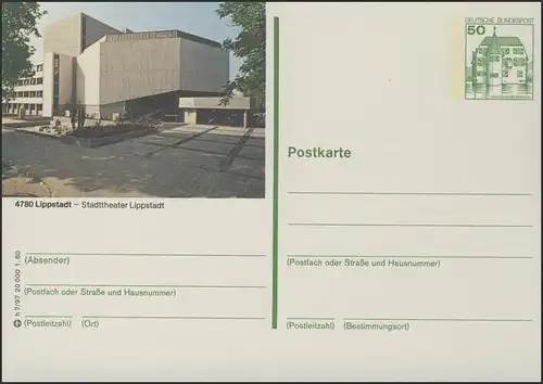 P130-h7/097 4780 Lippstadt, Stadttheater **