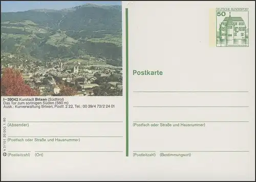 P130-h7/101 I-39042 Brixen, Sommerlandschaft **