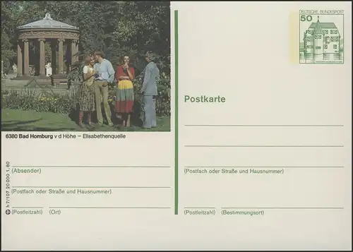 P130-h7/107 6380 Bad Homburg, Elisabethquelle **
